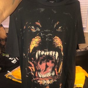Black Givenchy Rottweiler T-shirt